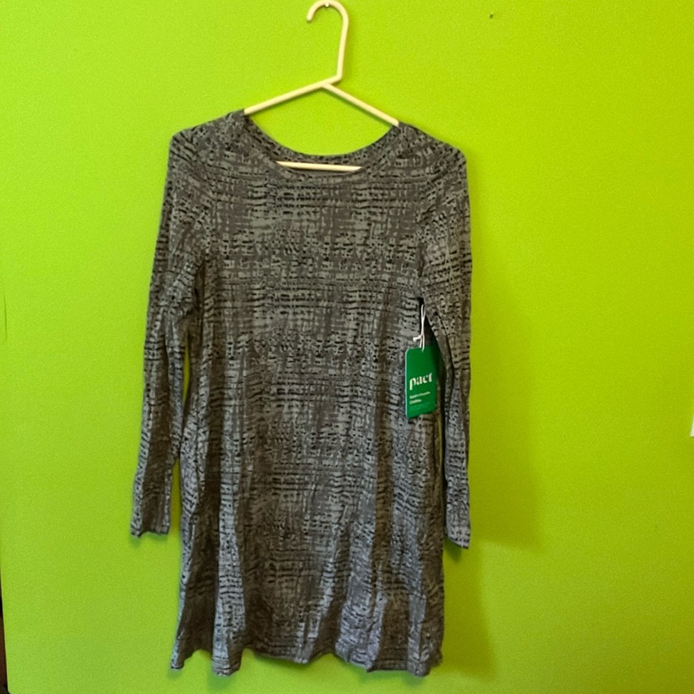 Pact long sleeve dress with POCKETS